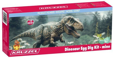 Kruzzel Egg Dinosaur Εκπαιδευτικό Παιχνίδι Ανασκαφή Δεινοσαύρων