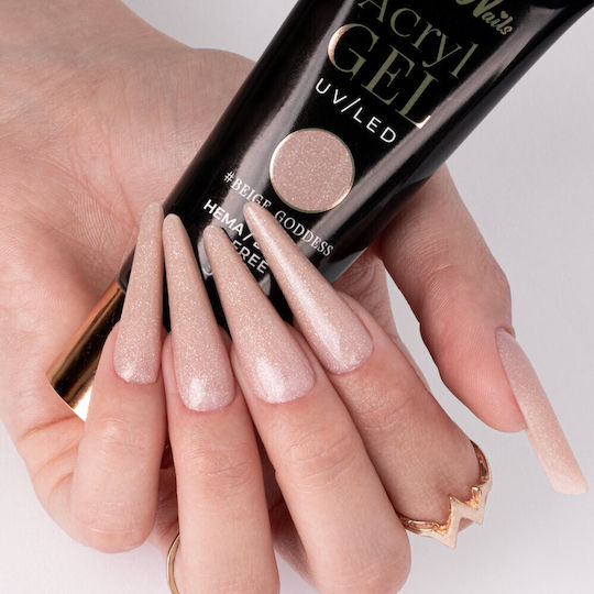 Molly Lac Gel Νυχιών Beige Goddess 30ml