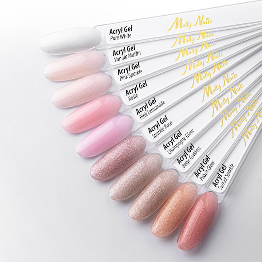 Molly Lac Gel Gel pentru Unghii Pink Sparkle 30ml
