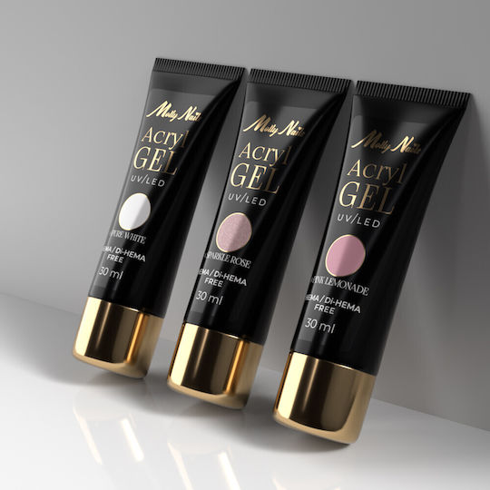 Molly Lac Gel Gel pentru Unghii Pink Sparkle 30ml