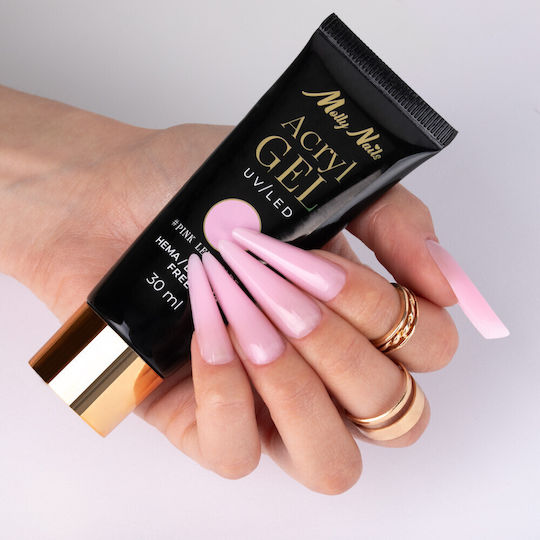 Molly Lac Gel Νυχιών Pink Lemonade 30ml