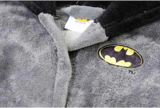 Disney Παιδικό Μπουρνούζι Batman Black με Κουκούλα