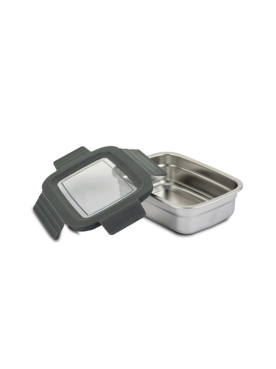 Nava Δοχείο Φαγητού Inox Ασημί 600ml