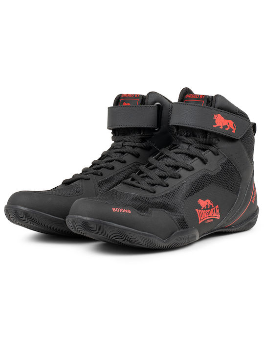 Lonsdale Rufford Παπούτσια Πυγμαχίας Μαύρα Lonsdale Rufford Παπούτσια Πυγμαχίας Μαύρα