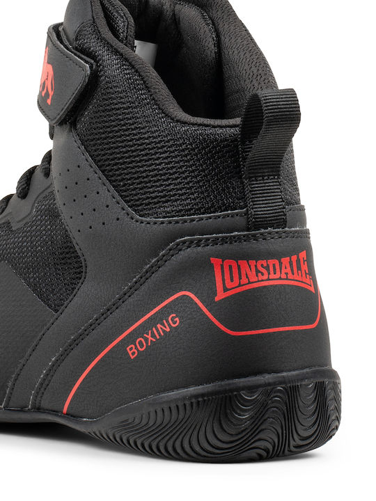 Lonsdale Rufford Παπούτσια Πυγμαχίας Μαύρα
