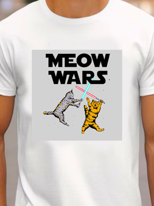 Fruit of the Loom Star Wars Meow Wars Cats No1 Μπλούζα Star Wars Βαμβακερή