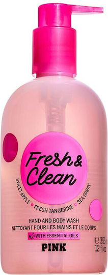 Liquid Soap Hands Body Fresh Clean Victoria's Secret Pink 355 Ml