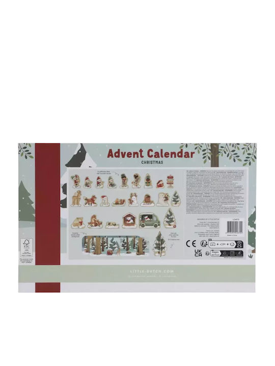 Little Dutch Advent Calendar FSC Wooden