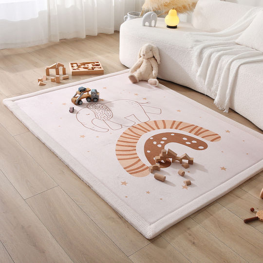 Hakuna Matte Παιδικό Χαλί Μπεζ 120x170cm Πάχους 25mm