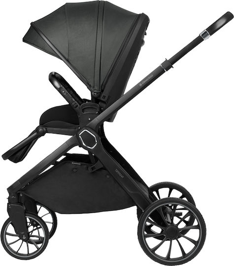 Kikka Boo Tiffany Adjustable 2 in 1 Baby Stroller Suitable for Newborn Dark Grey 12.5kg