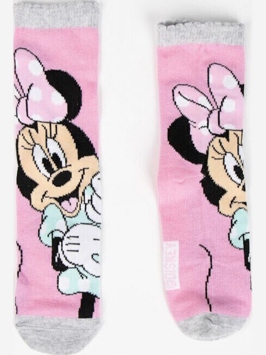 Cerda Παιδικές Κάλτσες Minnie Mouse Πολύχρωμες 4 Ζευγάρια