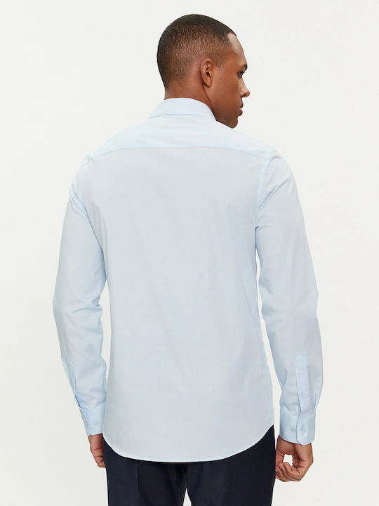Calvin Klein Памучно Риза Sky Blue