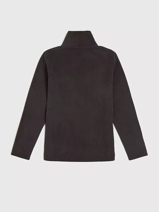 Fleece Επένδυση Παιδικό Φούτερ Μαύρο