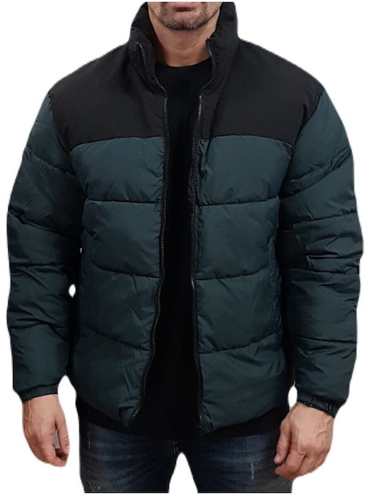 Jack & Jones Geacă Puffer Magical Forest Verde