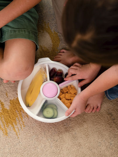 GoBe Παιδικό Πιάτο Φαγητού Snack Spinner Large Μωβ