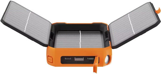 Xtorm Rugged XR203 Ηλιακό Power Bank 10000mAh 20W με Θύρα USB-A και 2 Θύρες USB-C Power Delivery / Quick Charge 3.0 Πορτοκαλί