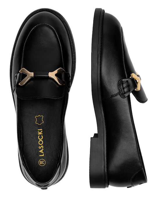 Damen Mokassins in Schwarz Farbe