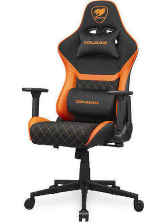 Cougar Armor One V2 F Fabric Gaming Chair with Adjustable Arms Orange
