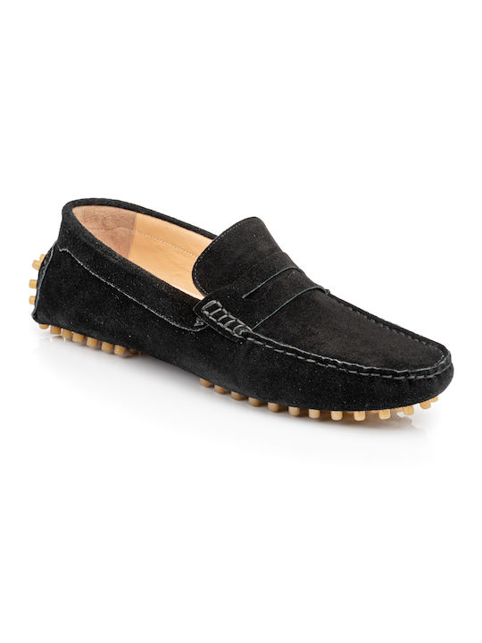 Boxer Men's Leather Loafers Black