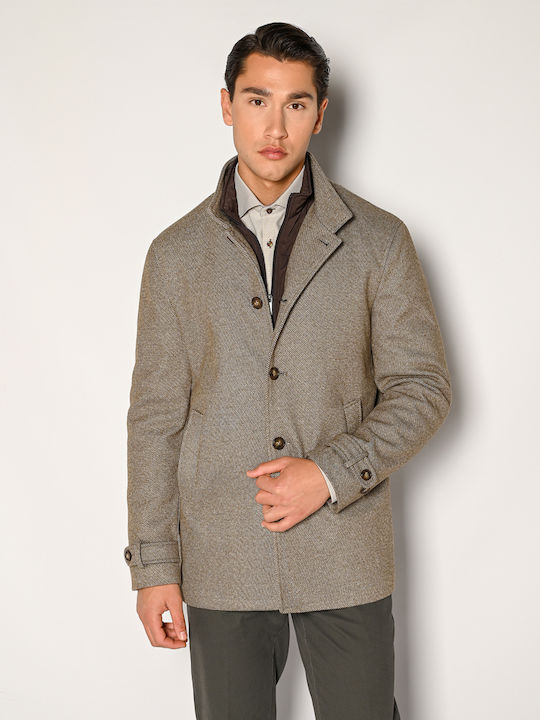 Sogo Men's Coat Beige