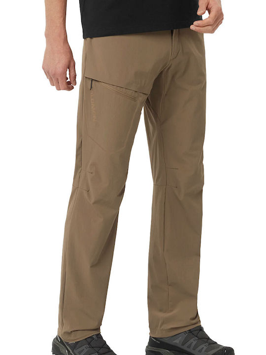 Salomon Wayfarer Warm Men's Hiking Long Trousers Brown