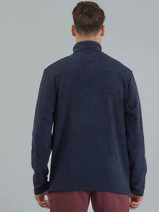 Ανδρική Ζακέτα Fleece Navy Μπλε Σκουρο