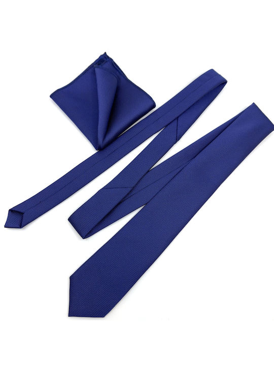 Legend Accessories Men's Tie Set Monochrome in Blue Color