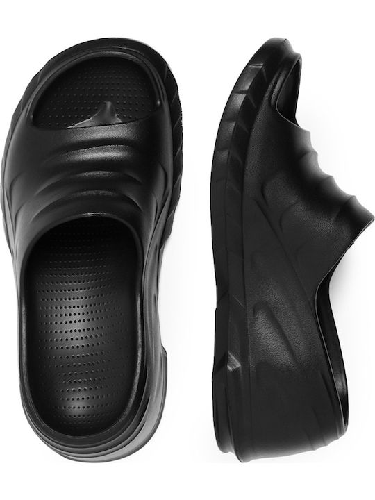 Flache Sandalen für Damen in Schwarz Farbe