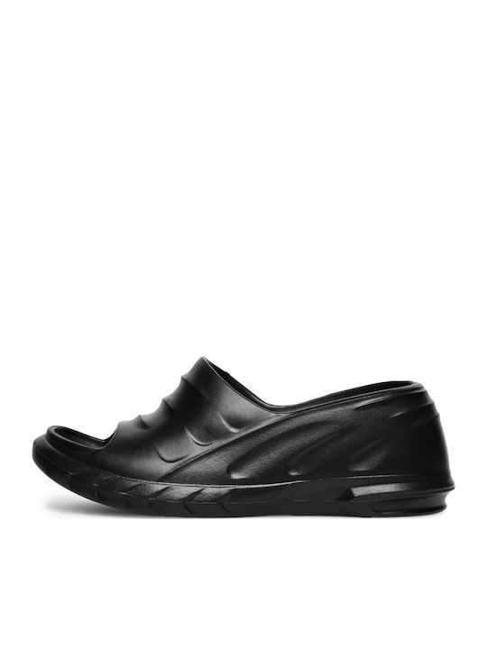 Flache Sandalen für Damen in Schwarz Farbe