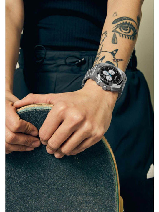 Nixon Time Teller Ρολόι Μπαταρίας με Μεταλλικό Μπρασελέ