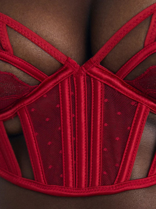 Plunge Plunge Plunge Bra Underwire Chili Pepper