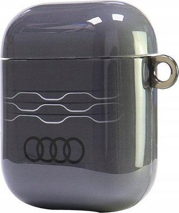 Audi Iml Geometric Pattern Case Silicone / Plastic in Gray color for Apple AirPods 1 / AirPods 2