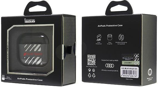Audi Iml Sport Θήκη Σιλικόνης / Πλαστική σε Μαύρο χρώμα για Apple AirPods 3