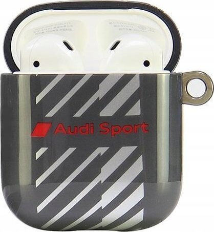 Audi Iml Sport Θήκη Σιλικόνης / Πλαστική σε Μαύρο χρώμα για Apple AirPods 1 / AirPods 2