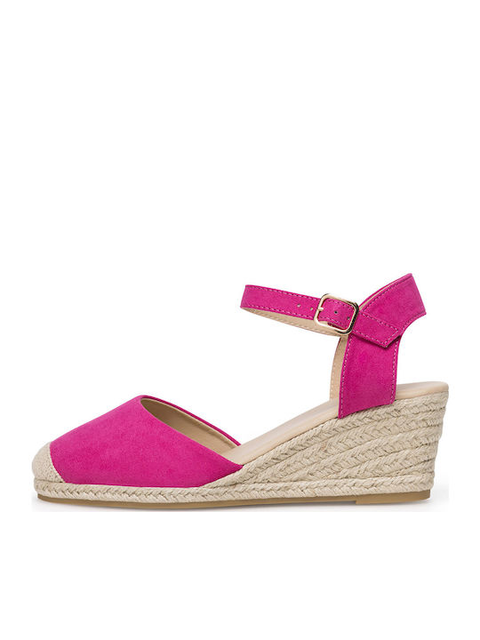 Platforme dama în Tip Espadrile Roz