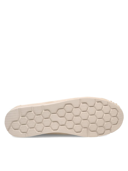 Damen Mokassins in Beige Farbe