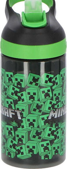 Kids Licensing Kids Water Bottle Minecraft Green 450ml