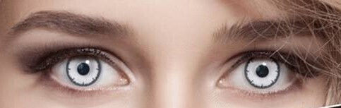 Clearlab Clear Color 1-Day Phantom 2 Daily Coloured Contact Lenses Without Diopters White