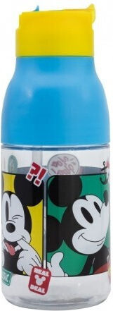 Mickey Mouse Clubhouse Παιδικό Παγούρι Mickey Πλαστικό με Καλαμάκι 420ml