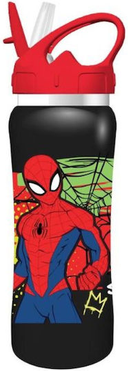 Spiderman Ανοξείδωτο Παιδικό Σετ Φαγητού Spiderman Πολύχρωμο