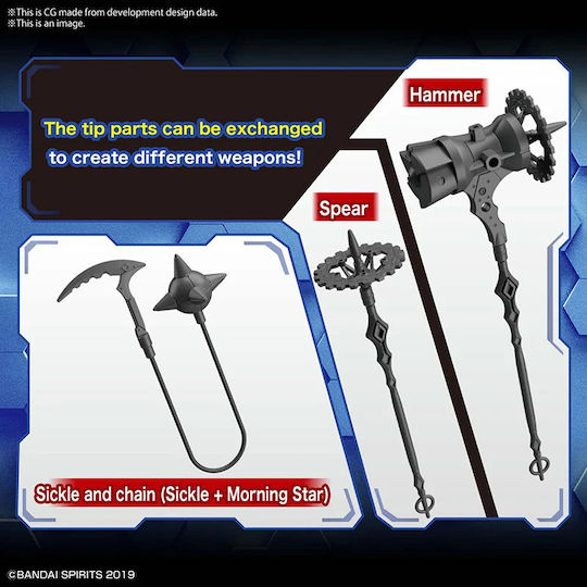 Bandai Spirits 30MM: Customize Weapons Όπλο Ρέπλικα μήκους 3εκ. σε Κλίμακα 1:144