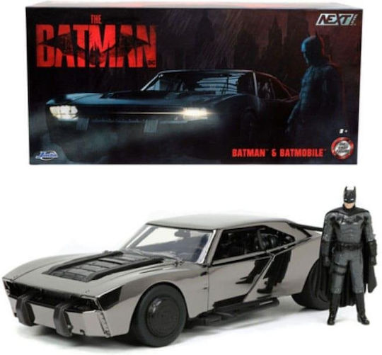 Jada Toys DC Comics Batman Batmobile Figur Replik Fahrzeug Höhe 7cm in Maßstab 1:24