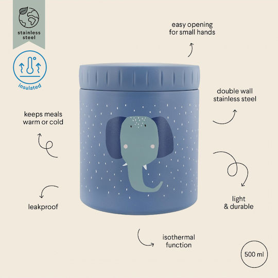 Трикси изолиран обяден съд Mrs Elephant 500ml 77923
