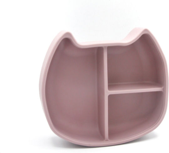 The Cotton Cloud Pippa the Cat Recipient pentru copii din plastic Roz
