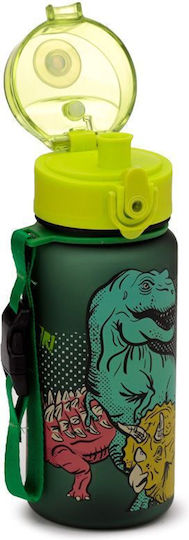 Puckator Dinosauria Kids Water Bottle Thermos Dinosaur Plastic 350ml