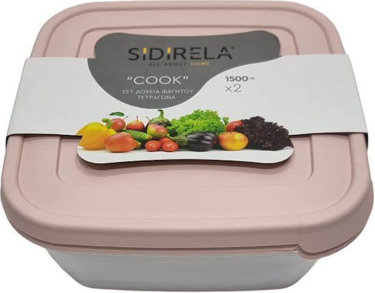 Sidirela Cook Plastik Kinder Lunchset Rosa
