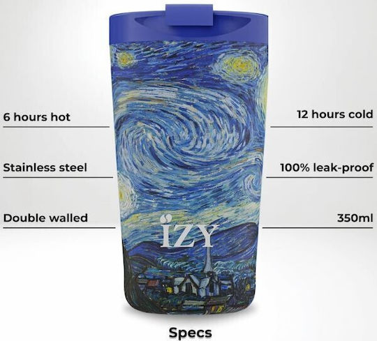 Izy Bottles Kids Water Bottle Thermos Stainless Steel 350ml
