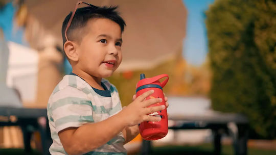 Tommee Tippee Παιδικό Παγούρι Θερμός Πλαστικό Κόκκινο 266ml