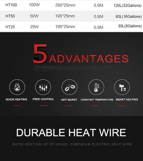 Aquarium Thermostat 25W