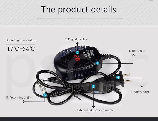 Aquarium-Thermostat 50W